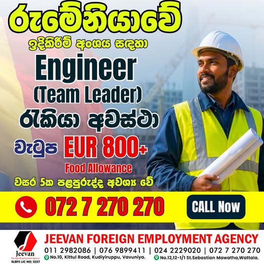 Engineer – Team Leader