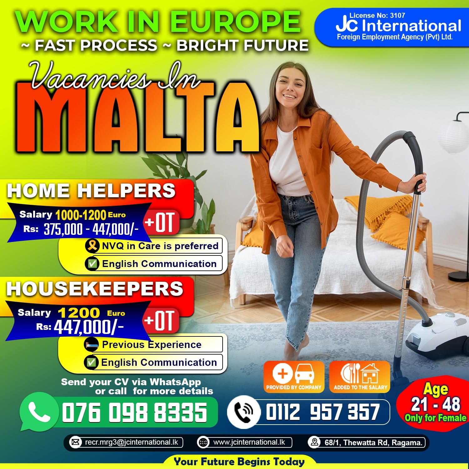 HOUSEKEEPERS (FEMALE)